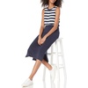image:imageAmazon Essentials Womens RelaxedFit Sleeveless Muscle Tank TopNavy White Placed Stripe