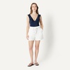 image:imageAmazon Essentials Womens Ruffle VNeck OnePiece SwimsuitNavy