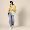 image:imageAmazon Essentials Womens SlimFit 34 Sleeve Boat Neck Cotton Modal Micro Rib TShirtDark Golden Yellow