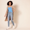 image:imageAmazon Essentials Womens SlimFit Ribbed Scoop Neck Tank TopsAqua BlueFrench Blue