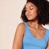 image:imageAmazon Essentials Womens SlimFit Ribbed Scoop Neck Tank TopsAqua BlueFrench Blue