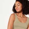image:imageAmazon Essentials Womens SlimFit Ribbed Scoop Neck Tank TopsBeige