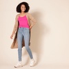 image:imageAmazon Essentials Womens SlimFit Ribbed Scoop Neck Tank TopsBright PinkGrey Heather