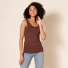 image:imageAmazon Essentials Womens SlimFit Ribbed Scoop Neck Tank TopsBrown