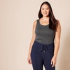 image:imageAmazon Essentials Womens SlimFit Ribbed Scoop Neck Tank TopsCharcoal Heather