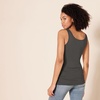 image:imageAmazon Essentials Womens SlimFit Ribbed Scoop Neck Tank TopsCharcoalGrey Heather Stripe