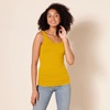 image:imageAmazon Essentials Womens SlimFit Ribbed Scoop Neck Tank TopsDark OliveDark Golden Yellow
