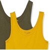 image:imageAmazon Essentials Womens SlimFit Ribbed Scoop Neck Tank TopsDark OliveDark Golden Yellow