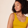 image:imageAmazon Essentials Womens SlimFit Ribbed Scoop Neck Tank TopsDark OliveDark Golden Yellow