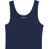 image:imageAmazon Essentials Womens SlimFit Ribbed Scoop Neck Tank TopsNavyWhite