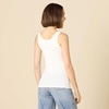 image:imageAmazon Essentials Womens SlimFit Ribbed Scoop Neck Tank TopsWhiteYellow