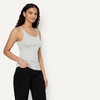 image:imageAmazon Essentials Womens SlimFit Thin Strap Tank Pack of 2Light BlueLight Grey Heather