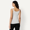 image:imageAmazon Essentials Womens SlimFit Thin Strap Tank Pack of 2Light BlueLight Grey Heather