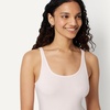image:imageAmazon Essentials Womens SlimFit Thin Strap Tank Pack of 2Oatmeal HeatherLight Pink