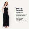 image:imageAmazon Essentials Womens Square Neck Wide Leg Sleeveless JumpsuitBlack