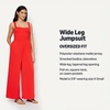 image:imageAmazon Essentials Womens Square Neck Wide Leg Sleeveless JumpsuitBright Poppy Red