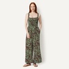 image:imageAmazon Essentials Womens Square Neck Wide Leg Sleeveless JumpsuitSage Green Abstract Palms