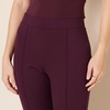 image:imageAmazon Essentials Womens Stretchy Ponte PullOn Mid Rise Ankle Length PantsBurgundy