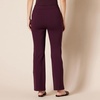 image:imageAmazon Essentials Womens Stretchy Ponte PullOn Mid Rise Ankle Length PantsBurgundy