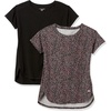 image:imageAmazon Essentials Womens Studio RelaxedFit Lightweight Crewneck TShirt Available in Plus SizeBlack Confetti Print