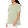 image:imageAmazon Essentials Womens Studio RelaxedFit Lightweight Crewneck TShirt Available in Plus SizeLight Green