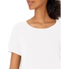 image:imageAmazon Essentials Womens Studio RelaxedFit Lightweight Crewneck TShirt Available in Plus SizeWhite