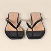 image:imageAmazon Essentials Womens Thong SandalsBlack Faux Leather