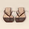 image:imageAmazon Essentials Womens Thong SandalsBrown Faux Crocodile