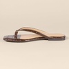image:imageAmazon Essentials Womens Thong SandalsBrown Faux Crocodile