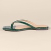 image:imageAmazon Essentials Womens Thong SandalsGreen Faux Crocodile