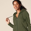 image:imageAmazon Essentials womens Fleece FullZipDark Olive