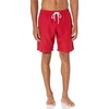 image:imageAmazon Essentials Mens 9 Swim Trunks with Mesh Lining Pockets Drawstring ClosureRed