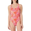 Bright Poppy Red Folk Floral