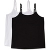 image:imageAmazon Essentials Womens Fitted Tank Top Camisole Undershirts Plus SizeBlackWhite