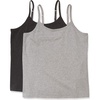 image:imageAmazon Essentials Womens Fitted Tank Top Camisole Undershirts Plus SizeCharcoal HeatherLight Grey Heather