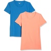 2-pack Blue/Coral Orange