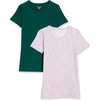 Dark Green/Lilac Animal Print