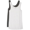 Charcoal/Grey Heather Stripe