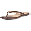 image:imageAmazon Essentials Womens Thong SandalsBrown Faux Crocodile