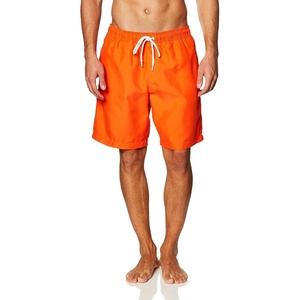 image:imageAmazon Essentials Mens 9 Swim Trunks with Mesh Lining Pockets Drawstring ClosureOrange