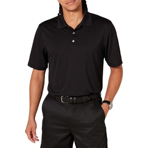 image:imageAmazon Essentials Mens RegularFit QuickDry ShortSleeve Golf Polo ShirtBlack
