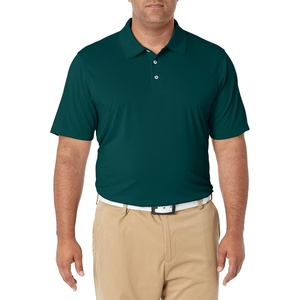 image:imageAmazon Essentials Mens RegularFit QuickDry ShortSleeve Golf Polo ShirtDark Green
