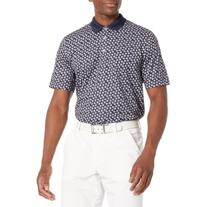 image:imageAmazon Essentials Mens RegularFit QuickDry ShortSleeve Golf Polo ShirtNavy Seashells