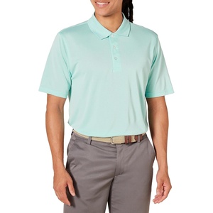 image:imageAmazon Essentials Mens RegularFit QuickDry ShortSleeve Golf Polo ShirtPale Aqua Blue
