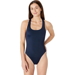 image:imageAmazon Essentials Womens CrissCross Back OnePiece SwimsuitNavy