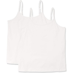 image:imageAmazon Essentials Womens Fitted Tank Top Camisole Undershirts Plus SizeWhite
