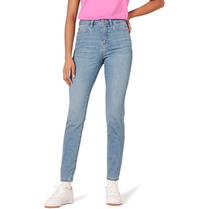 image:imageAmazon Essentials Womens HighRise Skinny Jean Pants Dark WashLight Wash