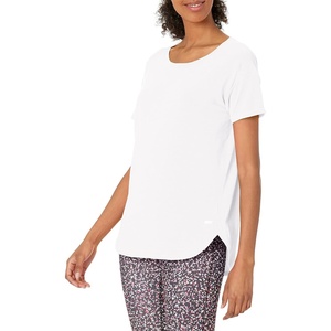 image:imageAmazon Essentials Womens Studio RelaxedFit Lightweight Crewneck TShirt Available in Plus SizeWhite