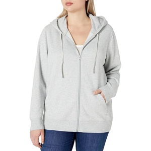 image:imageAmazon Essentials womens Fleece FullZipLight Grey Heather