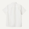 image:imageAmazon Essentials Boys Short Sleeve Poplin ShirtBright White  3 Pack